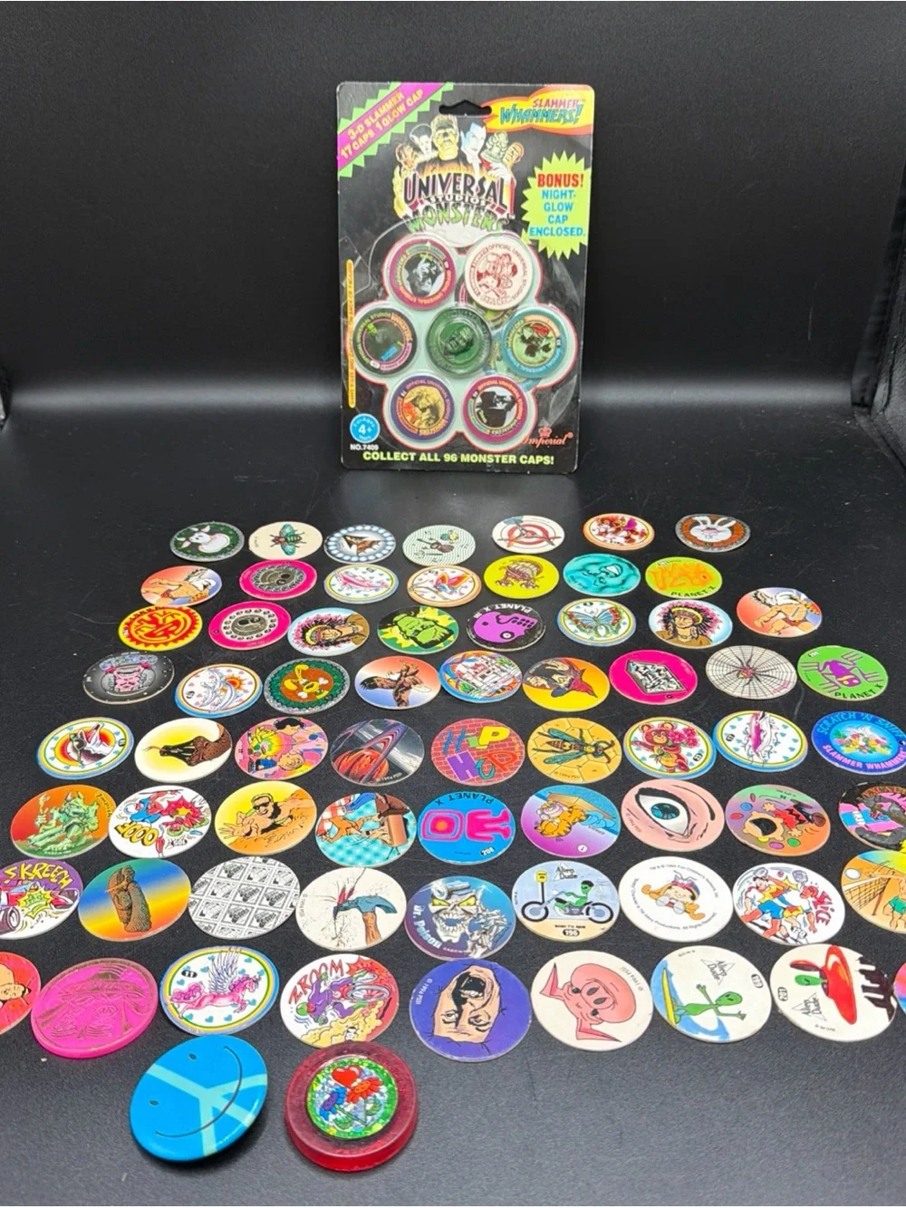 1994 Imperial Official Universal Studios Monsters Slammer Whammers Pogs